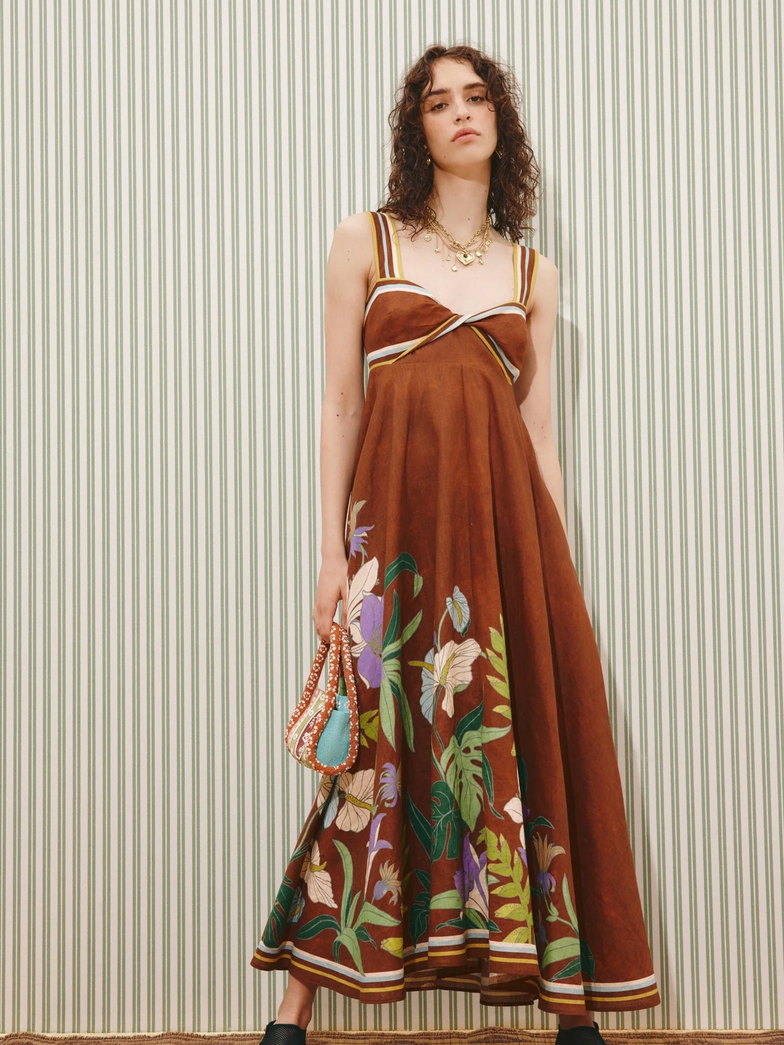 The garment: Twist front sundress