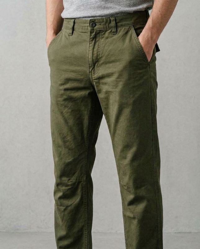Reconstruction of a rejected frame: The cargo pockets are gone. They are the product.