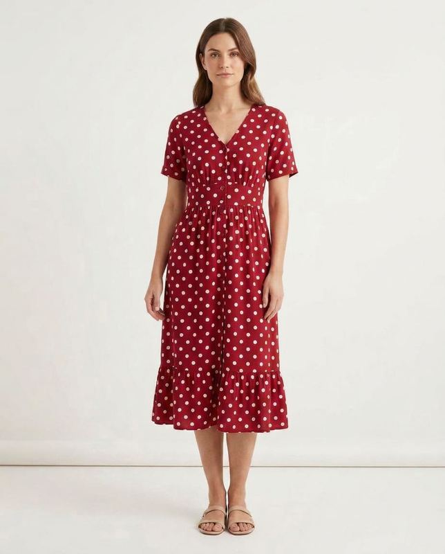 Reconstruction of a rejected frame: Traded the florals for polka dots.