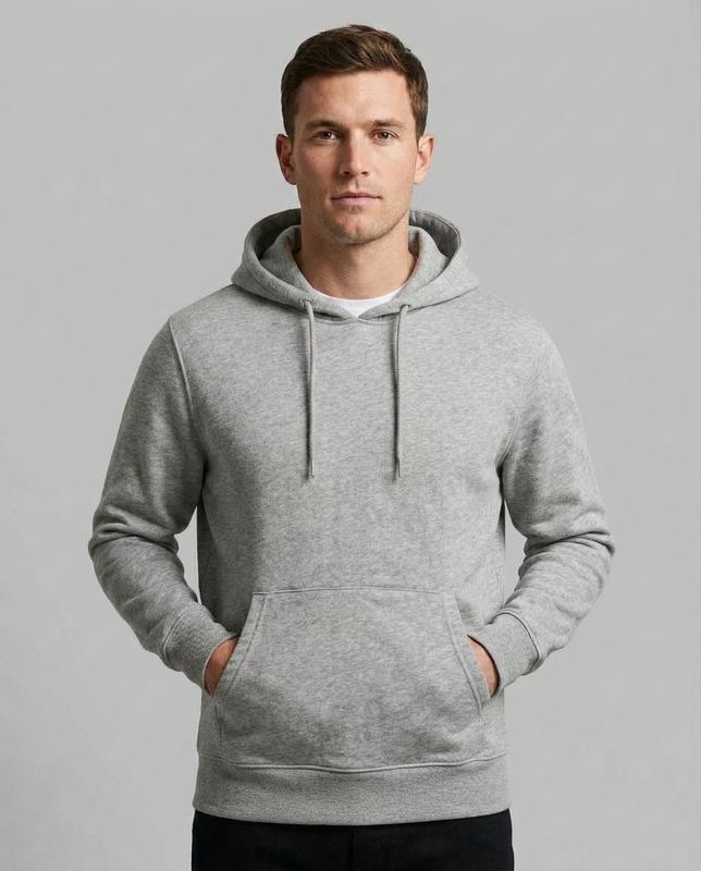 Reconstruction of a rejected frame: The zipper is gone. A zip-up came back a pullover.